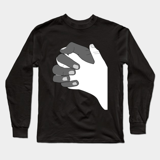 HOLD HAND Long Sleeve T-Shirt by T-shirt house